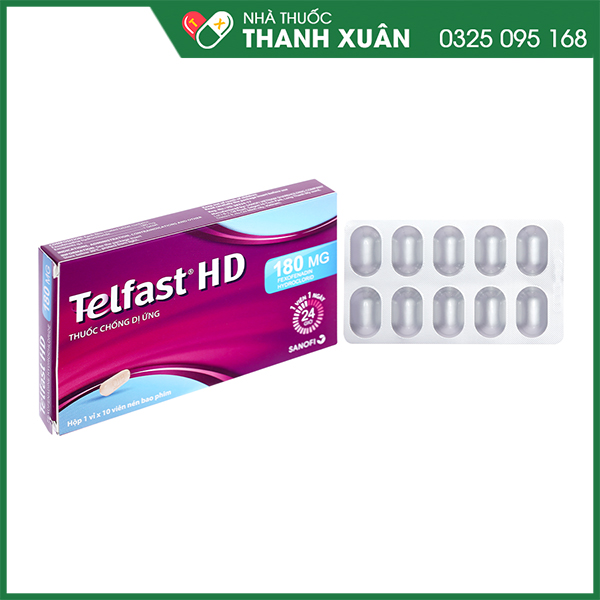 Telfast HD trị viêm mũi dị ứng, mày đay